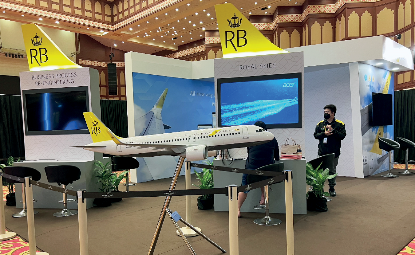 ROYAL BRUNEI BOOTH INSTALLATION